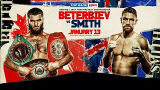 TopRank Boxing Beterbiev Vs Smith January 13th 2024