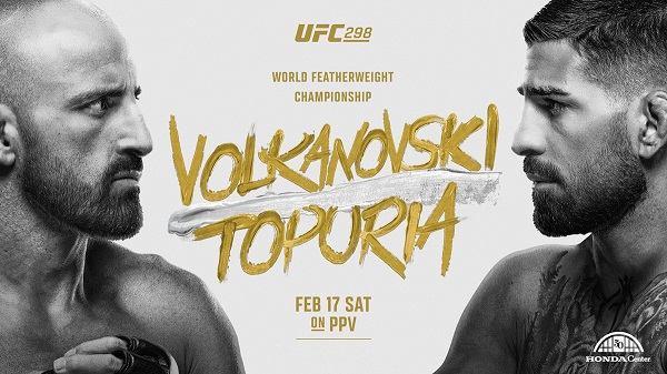 Watch UFC 298 Volkanovski vs. Topuria PPV Pay Per View 2/17/24 February 17th 2024 Online Full Show Free