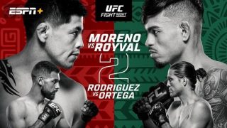 Watch UFC FN Moreno vs. Royval 2 2/24/24