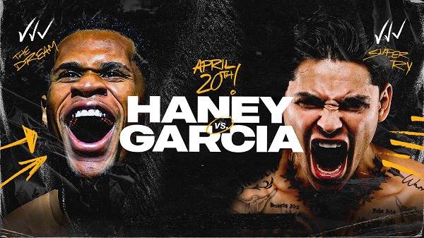 Watch Devin Haney vs. Ryan Garcia 2024 4/20/24